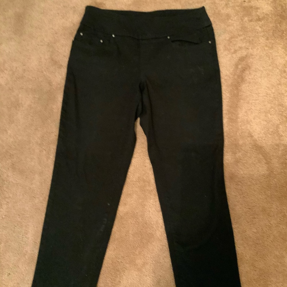 Plus sized black jeans